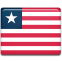 liberia,flag,country icon