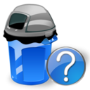 Can, Garbage, Help icon