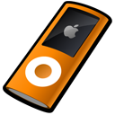 orange, nano, ipod icon