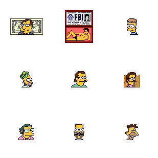 Simpsons Vol. 06 icon sets preview
