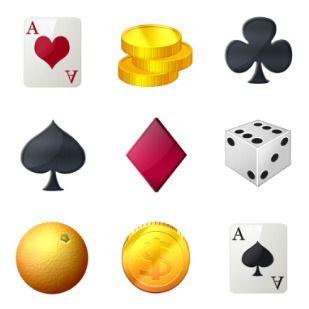Casino icon sets preview