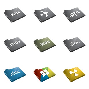 DelliOS System icon sets preview