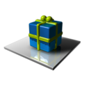 Blue & Green Cube icon