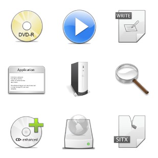 Longhorn Pinstripe icon sets preview
