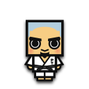 Judo man icon