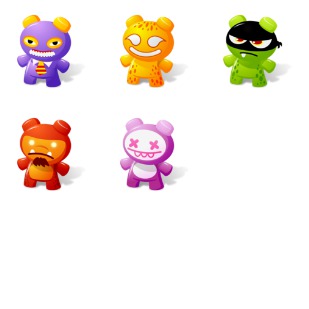 Art Toys 2 icon sets preview