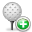 golf, add icon