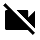 off, videocam icon