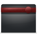 folder, ribbon icon