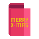 card, christmas, receive, merry, send, greeting icon