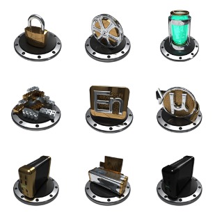 Precious Metal icon sets preview