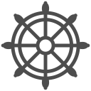 trip, boat, helm, ship, sea, journey, ocean icon