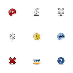 eCommerce icon sets preview