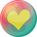 heart yellow 2 icon