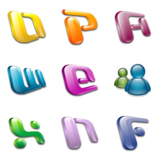 Microsoft Office Mac icon sets preview