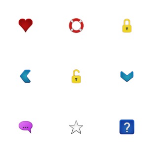 Fidelity icon sets preview