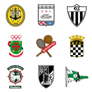 Portugese Football Club icon sets preview