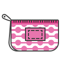 pouch, cosmetic case, miniaudiere, case, cosmetics, bag icon