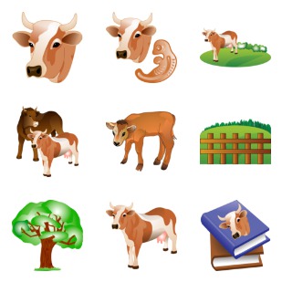 Agriculture icon sets preview