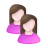 Female, Users icon