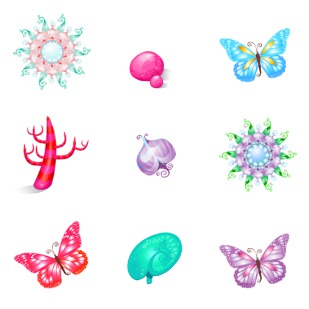 Yoga icon sets preview