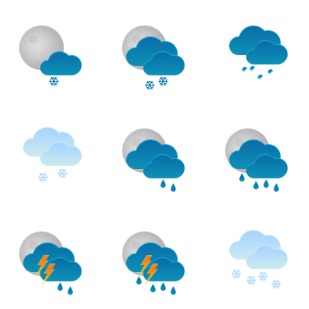 Weather Icons icon sets preview