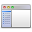 sidebar, list, application icon