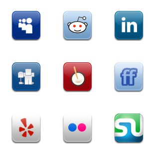 Aquaticus Social icon sets preview