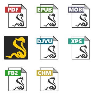 SumatraPDF files icon sets preview