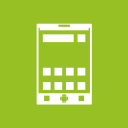 smartphone, android icon