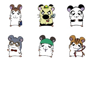 Hamtaro2 icon sets preview