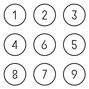 Integers icon sets preview