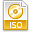 Extension, File, Iso icon