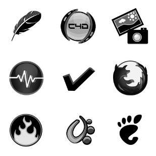 Color me dock icon sets preview