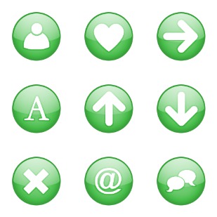 ColorCons Green icon sets preview