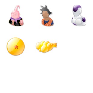 Dragonball icon sets preview