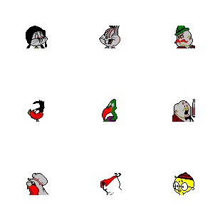 Looney icon sets preview