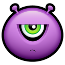 Alien displeased icon