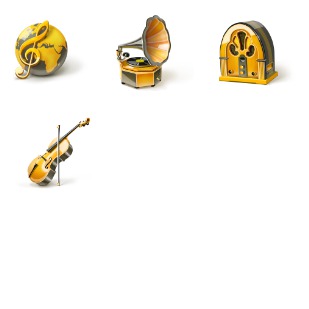 Music icon sets preview