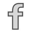 f, letter, social, media, facebook icon