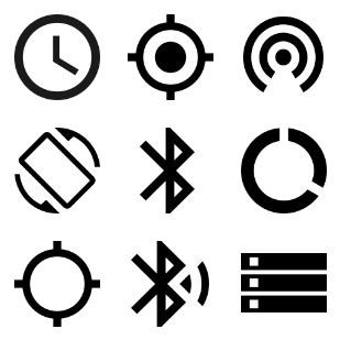 Material Device icon sets preview