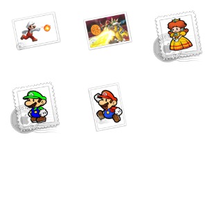 SuperMario Mail icon sets preview