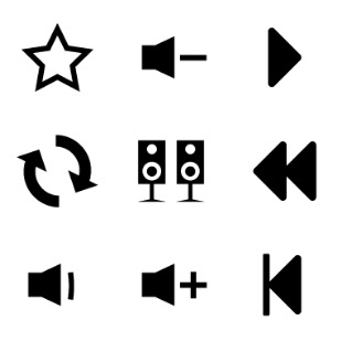 Sound and Audio for Android icon sets preview