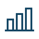 analytics, metrics, statistics, bar chart icon