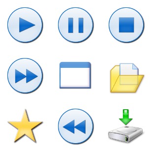 Toolbar Icons 6 BY Ruby Softwar icon sets preview