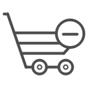 remove cart, remove cart, cart, shopping cart, shopping cart, remove icon
