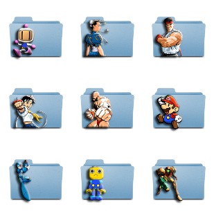 Video Games Characters - icon sets preview
