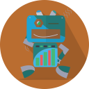 android, metal, robotic, robot, mechanical, technology, space, robot expression, fun robot, mascot icon