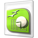 file, msexcel, excel, paper, document icon
