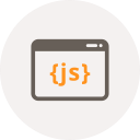 javascript, website, code, window, script, coding, development icon